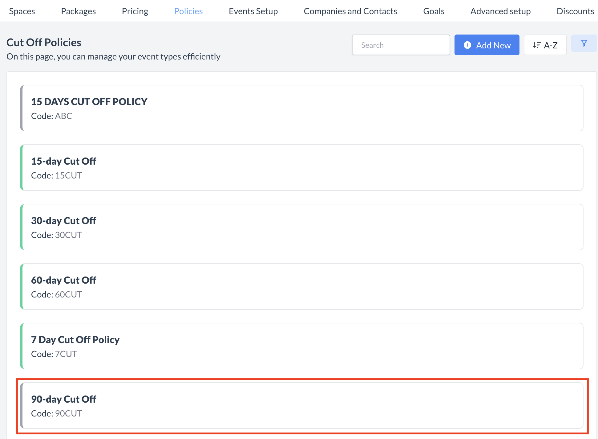 Cut Off Policies_Select Policy to Reactivate.png