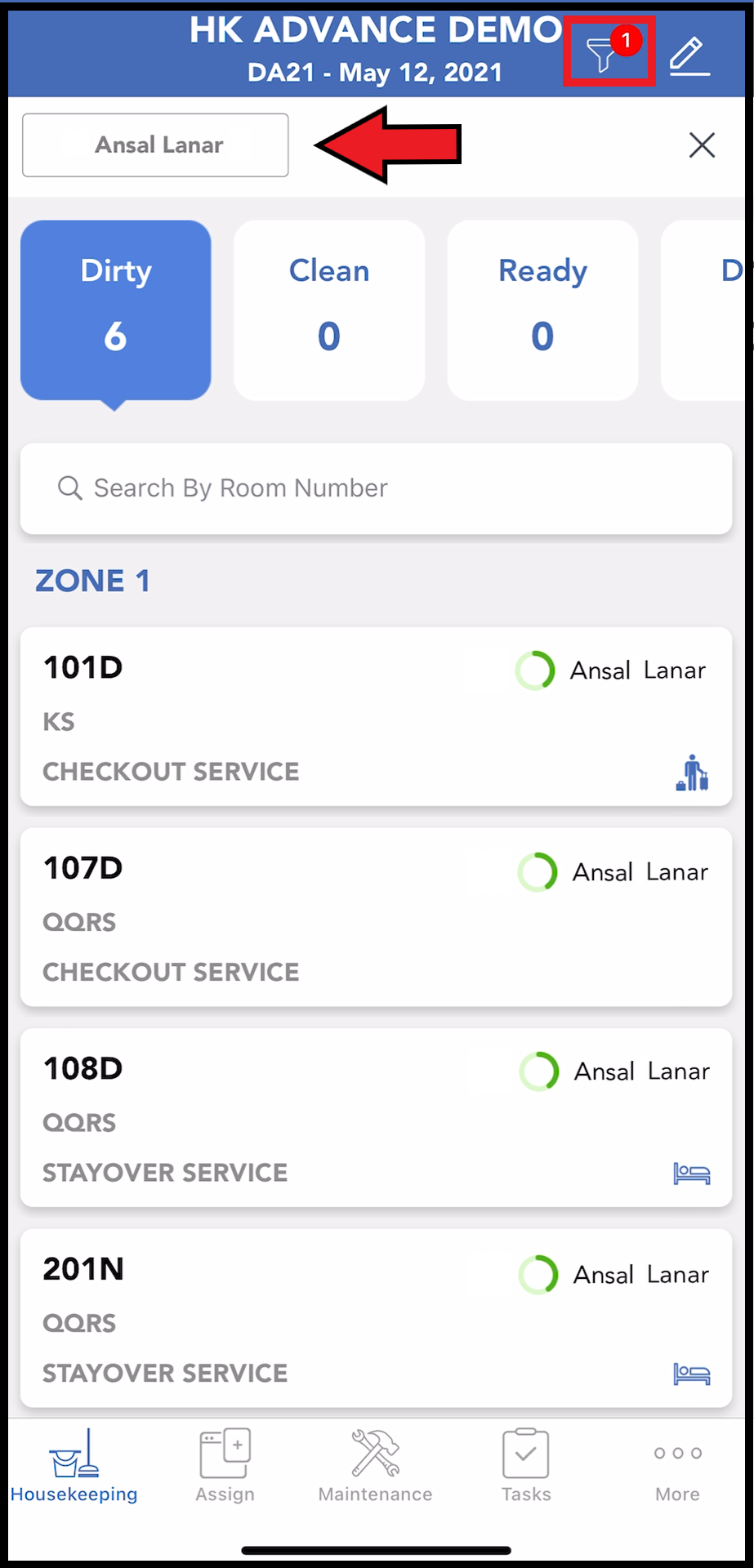 Housekeeping Tab - Updated
