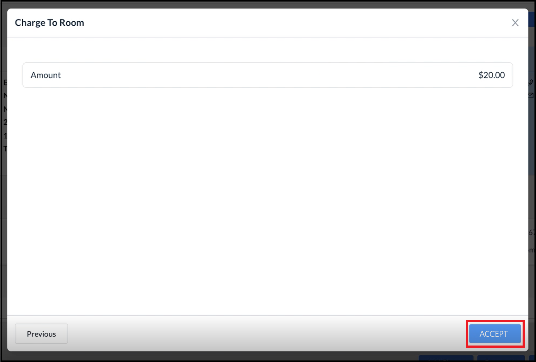Enter Charge Amount