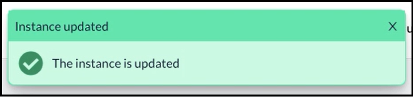 Success Popup
