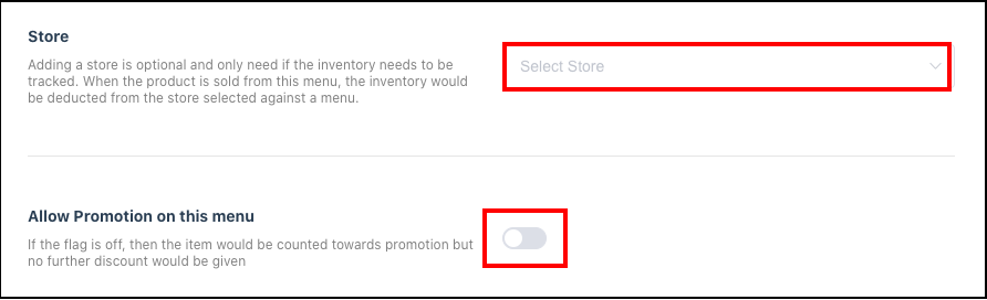 Create Menu Panel - Section 2