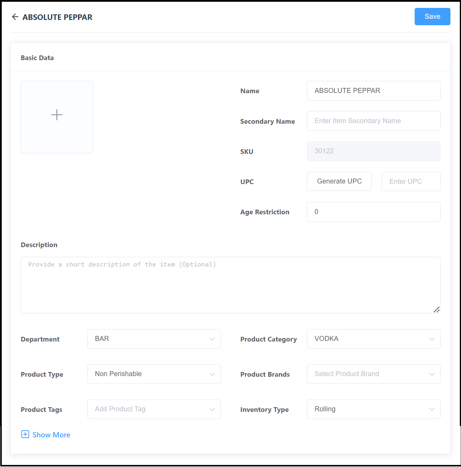 Product Details - Top Section