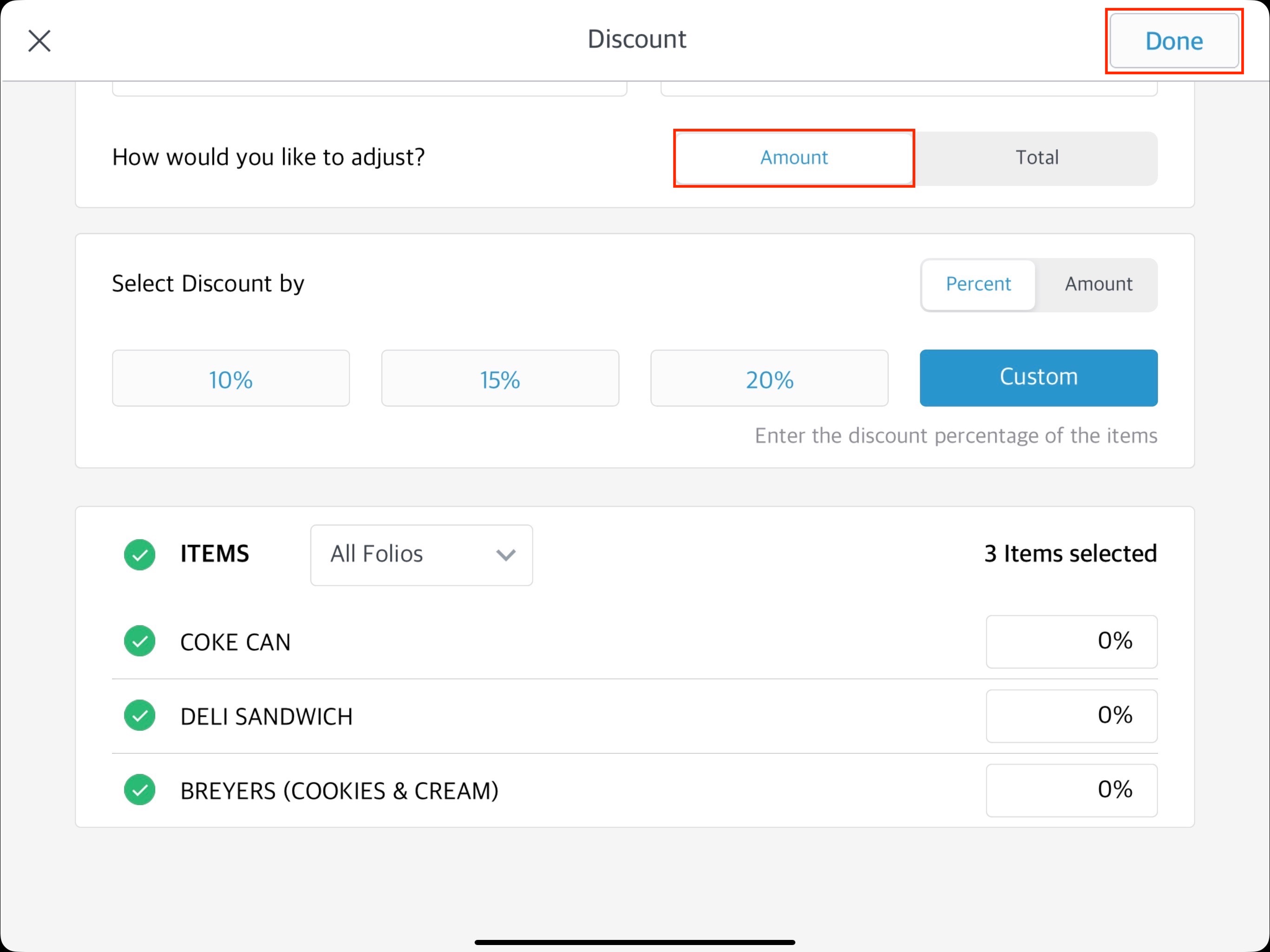 How to Apply a Discount