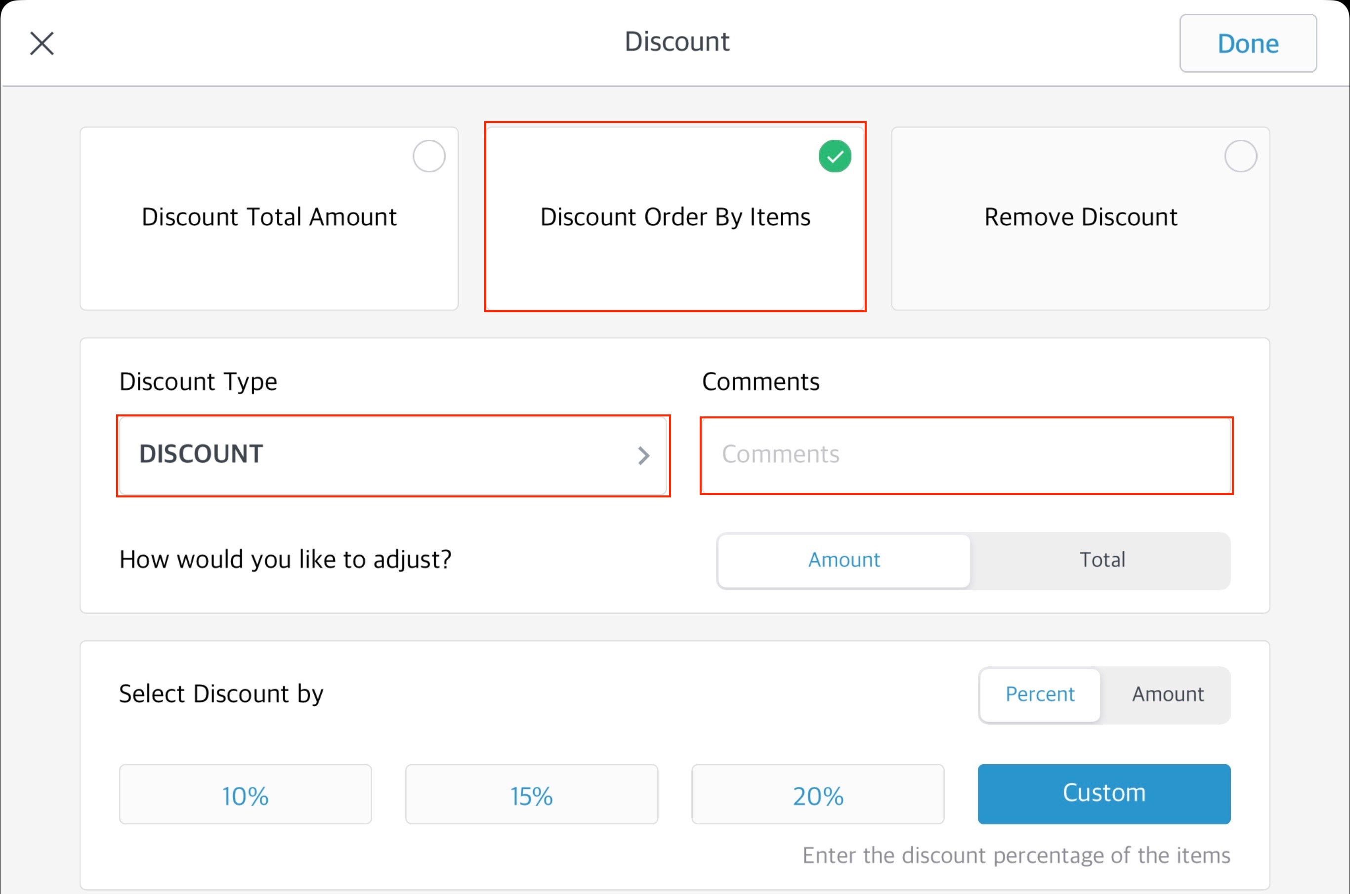 How to Apply a Discount