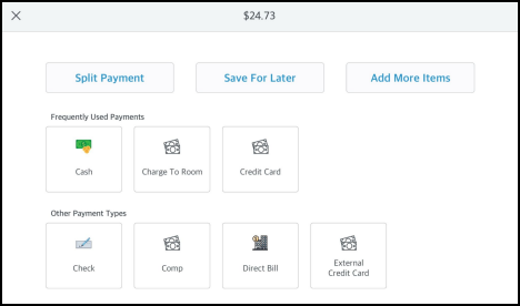 Select Payment Type