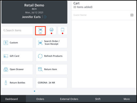 Dashboard - UPC Icon