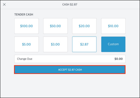 Cash Order - Payment Processing
