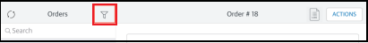Orders Filter