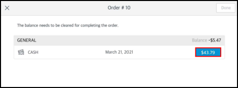 Order Details