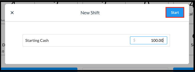 New Shift Popup